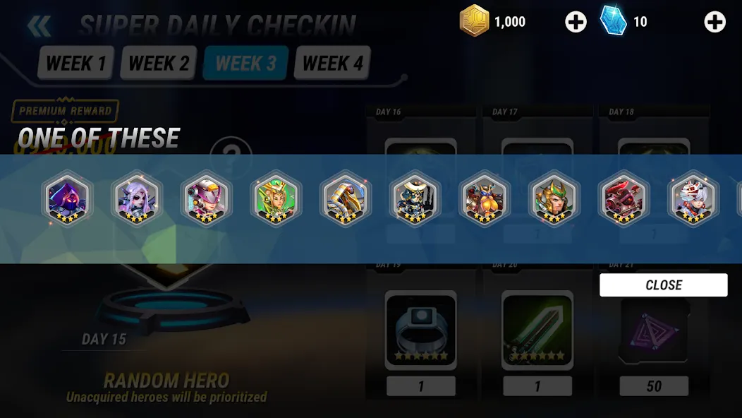 Heroes Infinity Premium [MOD: безлимитные деньги и премиум доступ] Screenshot 2