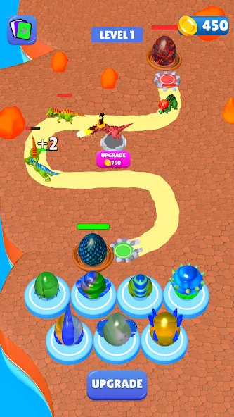 Dino Merge [MOD: много денег и алмазов] Screenshot 2