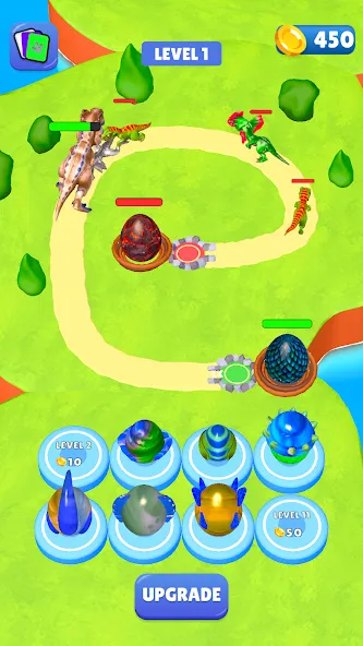 Dino Merge [MOD: много денег и алмазов] Screenshot 4