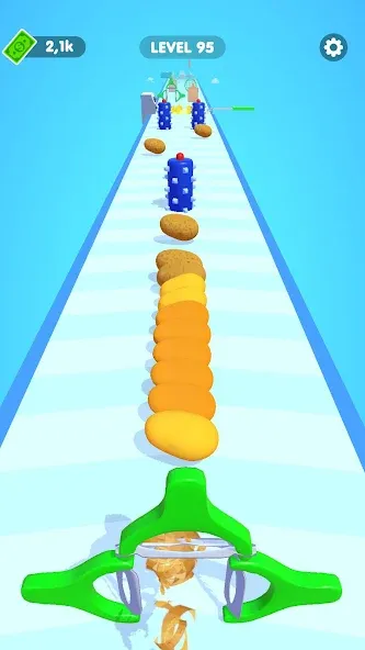 Potato Rush [MOD: безлимитные монеты и ускоренная прокачка] Screenshot 1