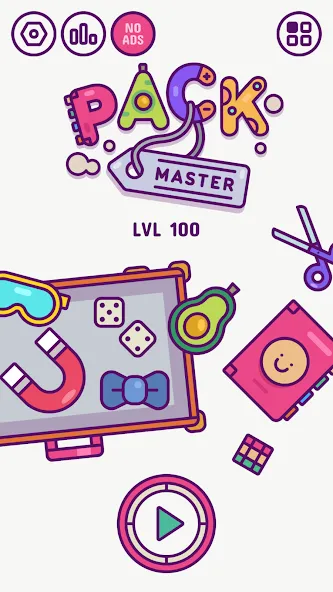 Pack Master [MOD: безлимитные монеты и все уровни] Screenshot 1