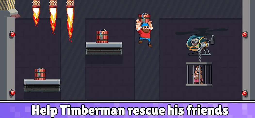 Timberman The Big Adventure [MOD: открыты все уровни и герои] Screenshot 4