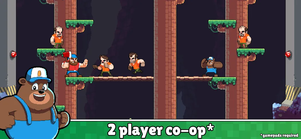 Timberman The Big Adventure [MOD: открыты все уровни и герои] Screenshot 5