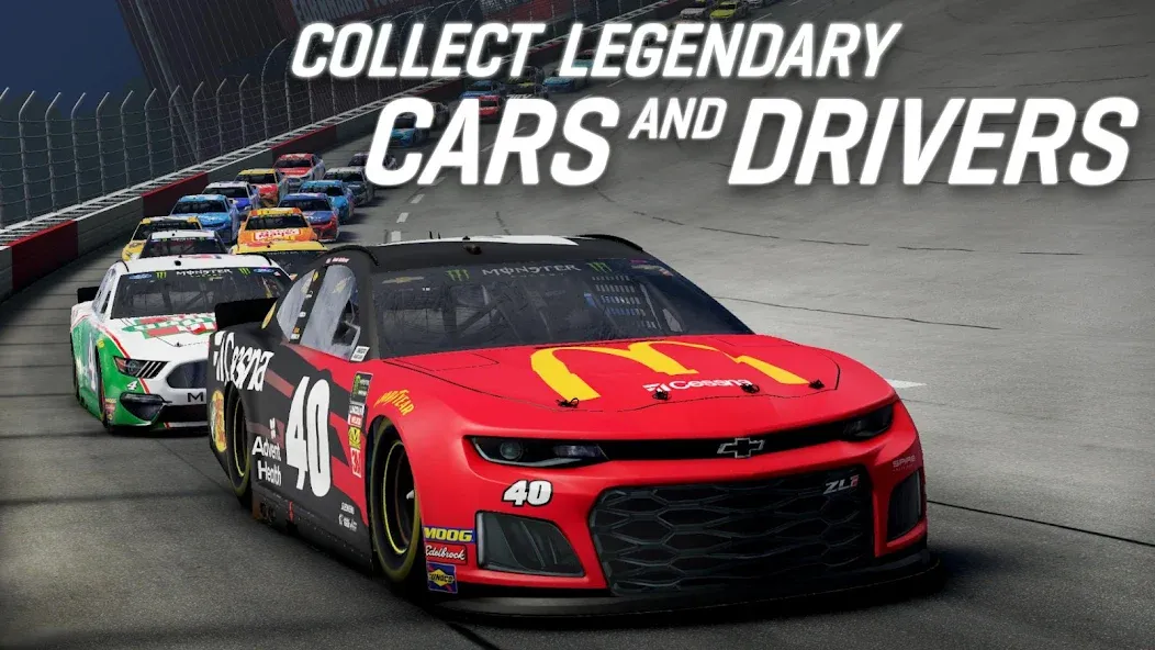 NASCAR Heat Mobile [MOD: безлимитные деньги и все машины открыты] Screenshot 3