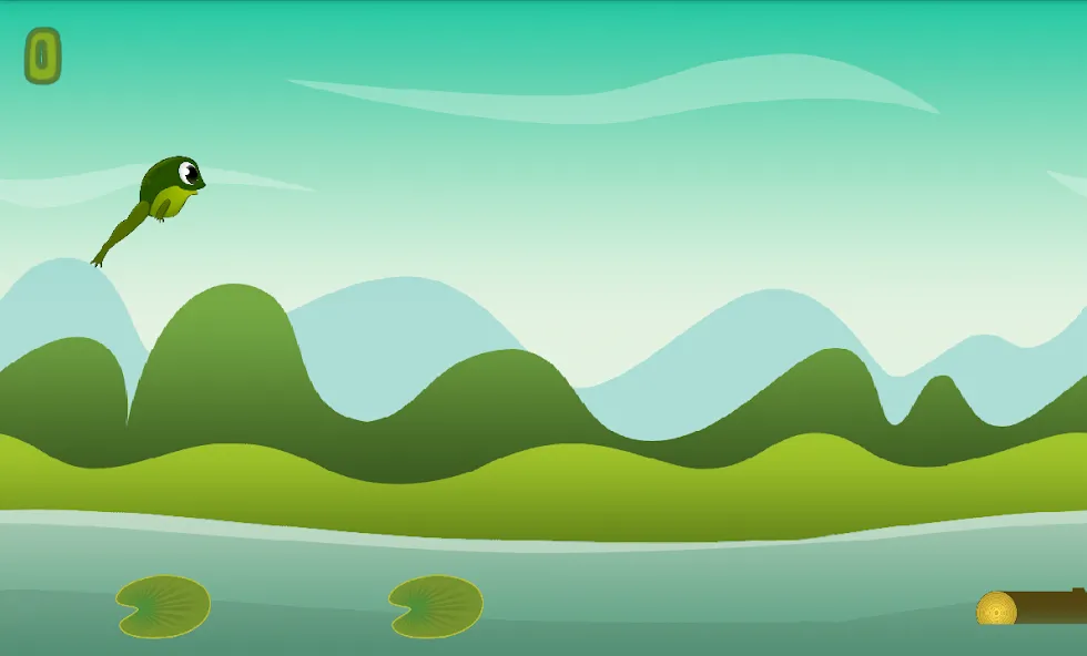 Jumping frog [MOD: бесконечные прыжки и бонусы] Screenshot 2