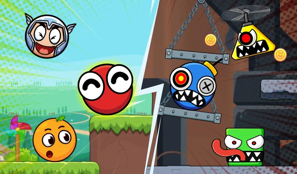 Bounce Ball 6: Roller Ball 6 [MOD: безлимитные жизни и открыты все уровни] Screenshot 1