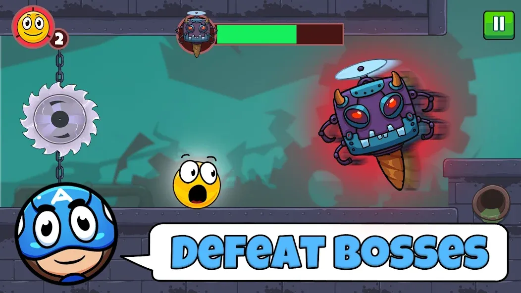Red Ball Roller [MOD: бесконечные жизни и все уровни открыты] Screenshot 3