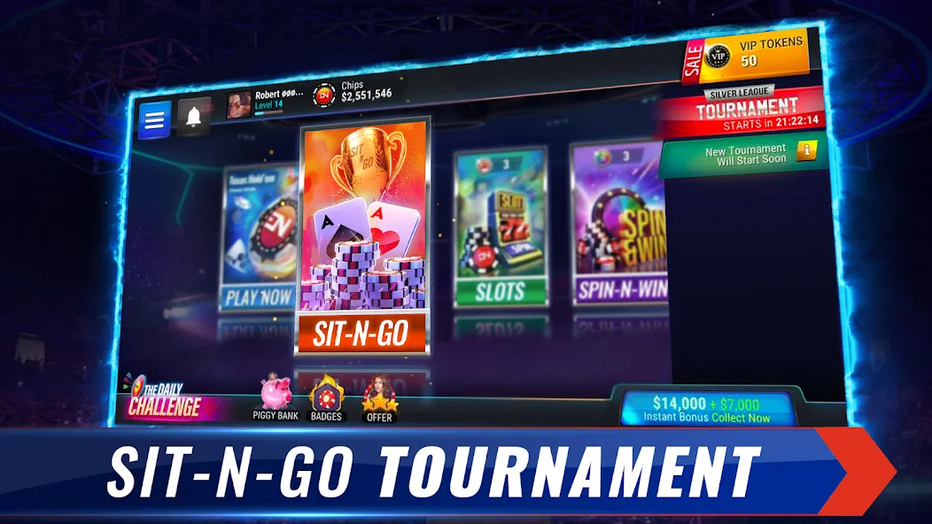 Poker Legends - Texas Hold'em [MOD: безлимитные фишки и премиум разблокирован] Screenshot 5