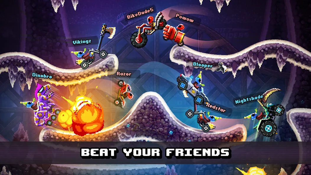Drive Ahead! - Fun Car Battles [MOD: безлимитные деньги и все машины] Screenshot 2