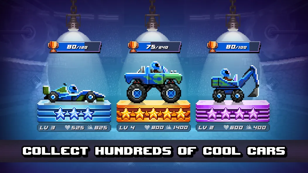 Drive Ahead! - Fun Car Battles [MOD: безлимитные деньги и все машины] Screenshot 3