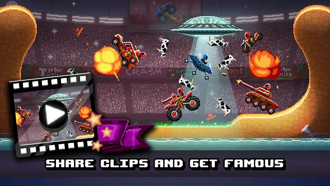 Drive Ahead! - Fun Car Battles [MOD: безлимитные деньги и все машины] Screenshot 5