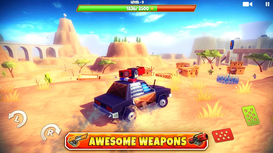 Zombie Offroad Safari [MOD: безлимитные деньги и боеприпасы] Screenshot 4
