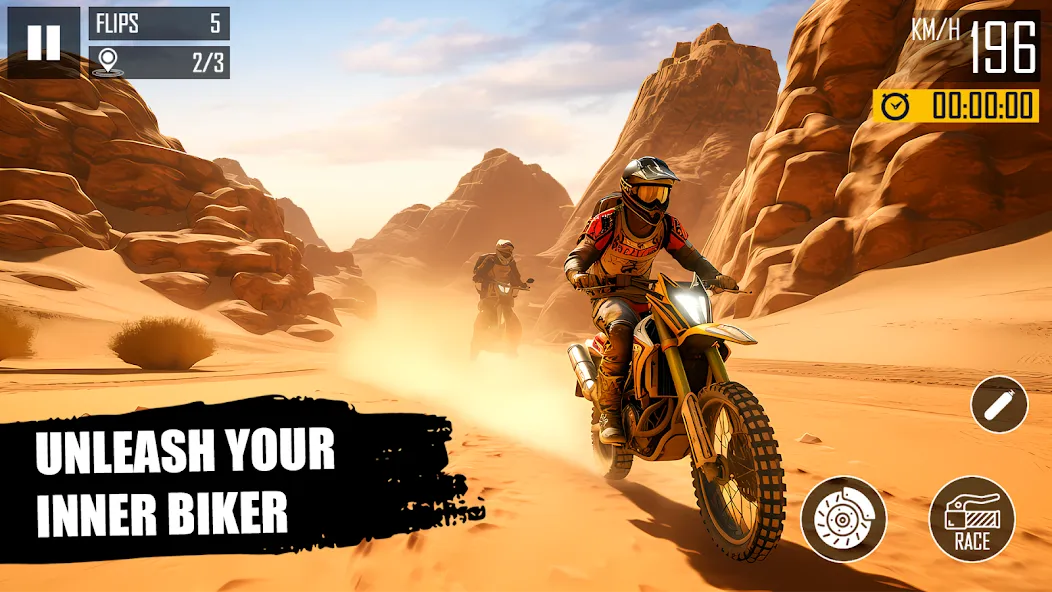 Ultimate Bike Stunt: Bike Game [MOD: безлимитные деньги и топливо] Screenshot 1