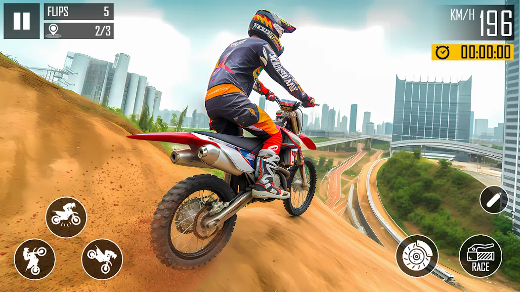 Ultimate Bike Stunt: Bike Game [MOD: безлимитные деньги и топливо] Screenshot 2