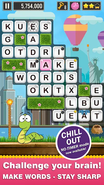 Word Wow Around the World [MOD: безлимитные подсказки и жизни] Screenshot 5