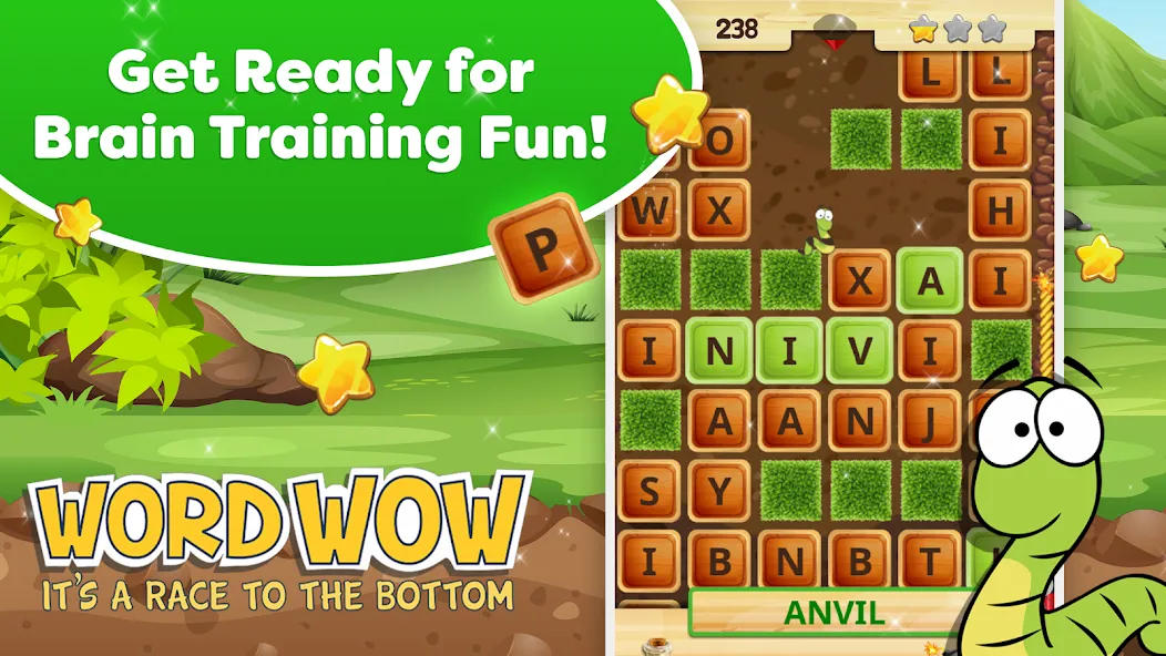 Word Wow - Brain training fun [MOD: много подсказок и бонусов] Screenshot 1