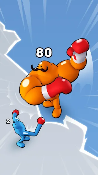 Punchy Race: Run &amp; Fight Game [MOD: безлимитные деньги и энергия] Screenshot 1