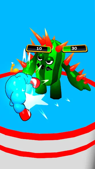 Punchy Race: Run &amp; Fight Game [MOD: безлимитные деньги и энергия] Screenshot 5