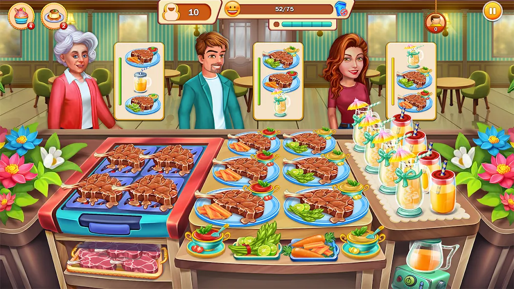 Food Cooking: Chef Restaurant [MOD: безлимитные деньги и все блюда открыты] Screenshot 2