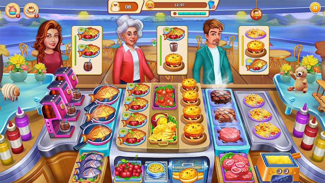 Food Cooking: Chef Restaurant [MOD: безлимитные деньги и все блюда открыты] Screenshot 3