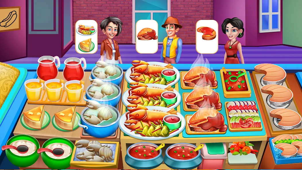 Cooking Food: Time Management [MOD: безлимитные монеты и энергия] Screenshot 4