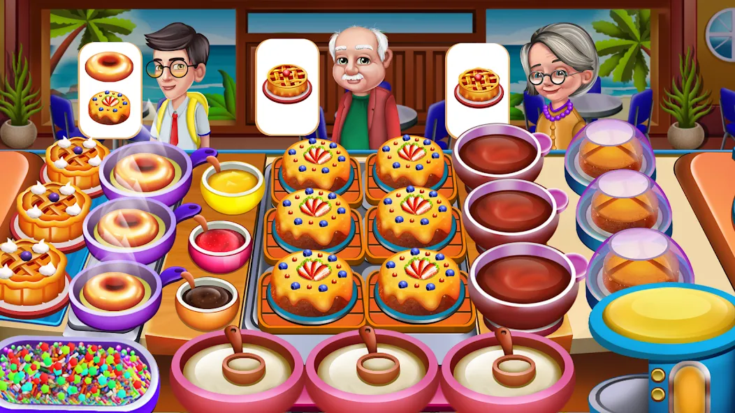 Cooking Food: Time Management [MOD: безлимитные монеты и энергия] Screenshot 5