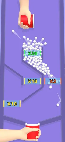 Bounce and collect [MOD: безлимитные мячи и легкий сбор] Screenshot 1