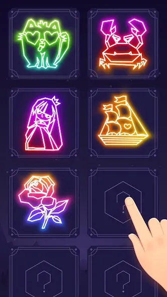Dot it: Connect the Dots [MOD: подсказки и все уровни открыты] Screenshot 1