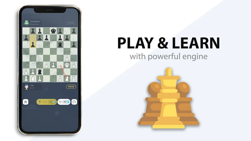 Chess: Classic Board Game [MOD: шахматы без рекламы и ограничений] Screenshot 3