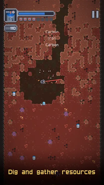 Dig Odyssey: Cosmic Miner [MOD: безлимитные ресурсы и ускоренная добыча] Screenshot 2