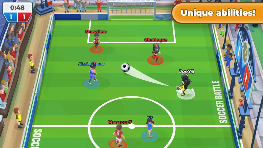 Soccer Battle -  PvP Football [MOD: безлимитные монеты и энергия] Screenshot 3