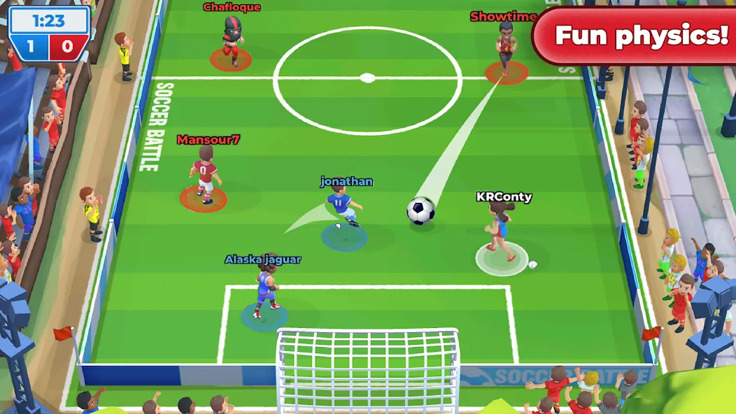 Soccer Battle -  PvP Football [MOD: безлимитные монеты и энергия] Screenshot 5