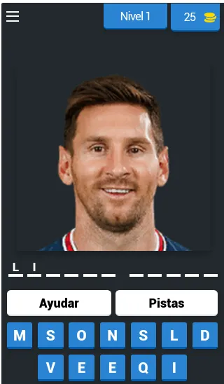 Guess Soccer Player Quiz [MOD: открыты все игроки и уровни] Screenshot 1