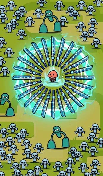 Little Hero: Survival.io [MOD: безлимитное здоровье и мощное оружие] Screenshot 3