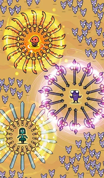 Little Hero: Survival.io [MOD: безлимитное здоровье и мощное оружие] Screenshot 4