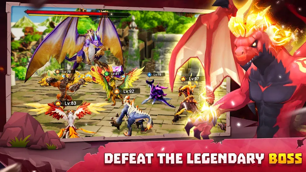 Summon Dragons [MOD: безлимитные ресурсы и мощные драконы] Screenshot 4