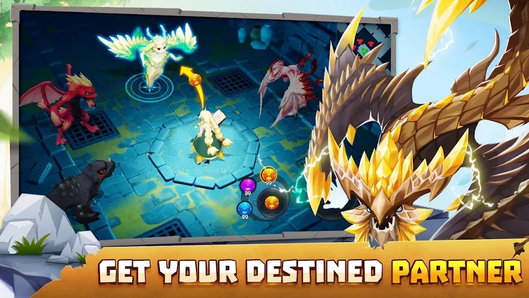 Summon Dragons [MOD: безлимитные ресурсы и мощные драконы] Screenshot 5