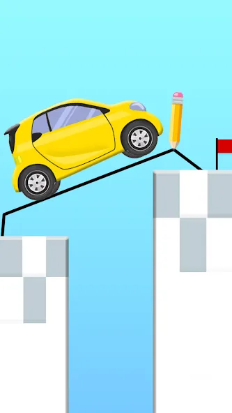 Draw 2 Bridge: Draw Save Car [MOD: без рекламы и все уровни открыты] Screenshot 2
