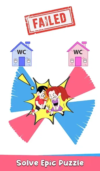 Toilet Rush Race: Draw Puzzle [MOD: без рекламы и все уровни открыты] Screenshot 2