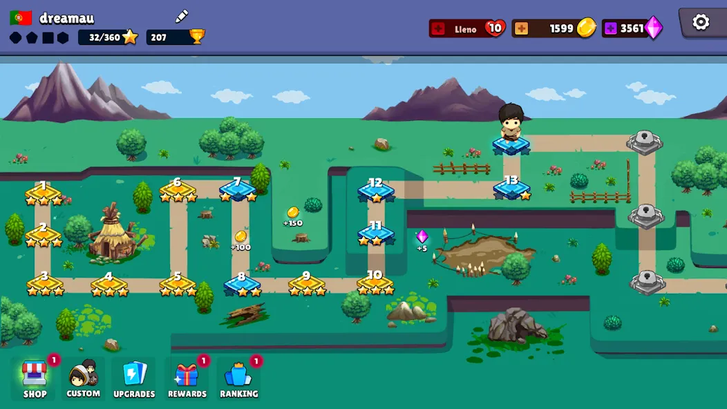 Dreamau Adventures [MOD: неограниченные ресурсы и бонусы] Screenshot 1
