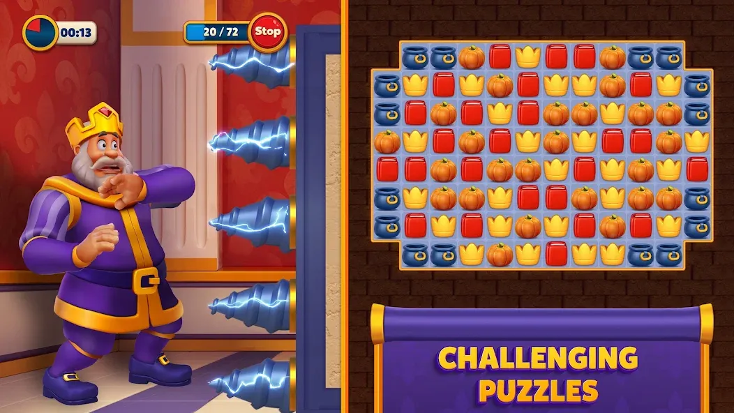 Royal Match [MOD: безлимитные жизни и ходы] Screenshot 2