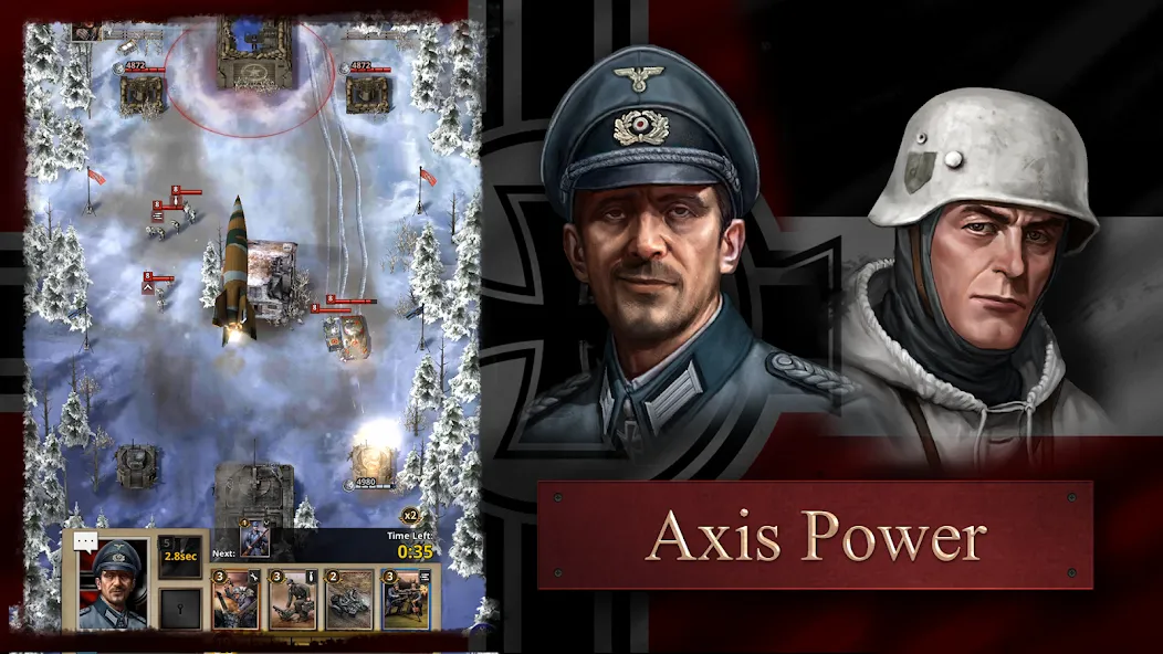 Road to Valor: World War II [MOD: безлимитные ресурсы и усиленные войска] Screenshot 2