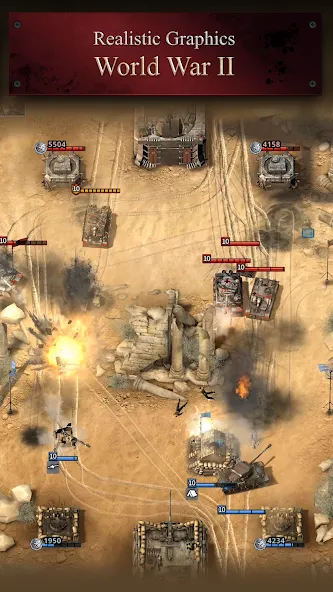 Road to Valor: World War II [MOD: безлимитные ресурсы и усиленные войска] Screenshot 4