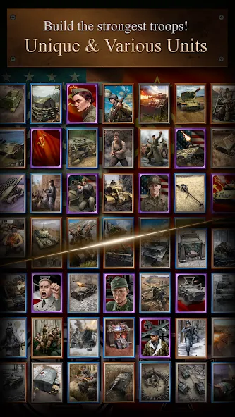 Road to Valor: World War II [MOD: безлимитные ресурсы и усиленные войска] Screenshot 5