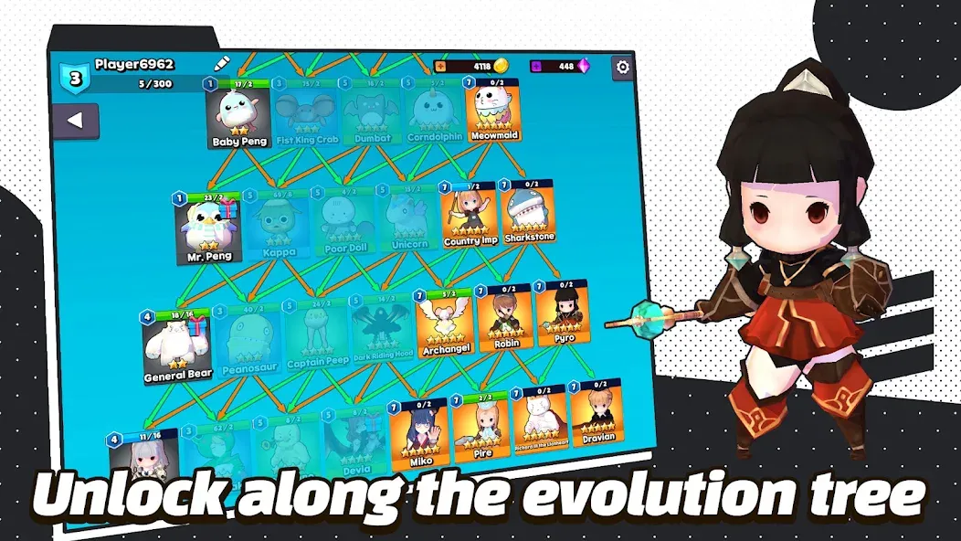 Magical Monster.io : Evolution [MOD: безлимитные ресурсы и быстрая эволюция] Screenshot 2