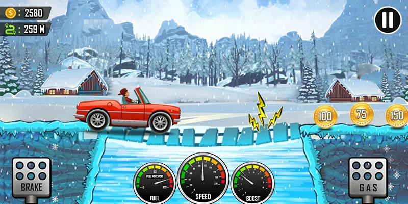 Racing the Hill [MOD: безлимитные деньги и мощные машины] Screenshot 2