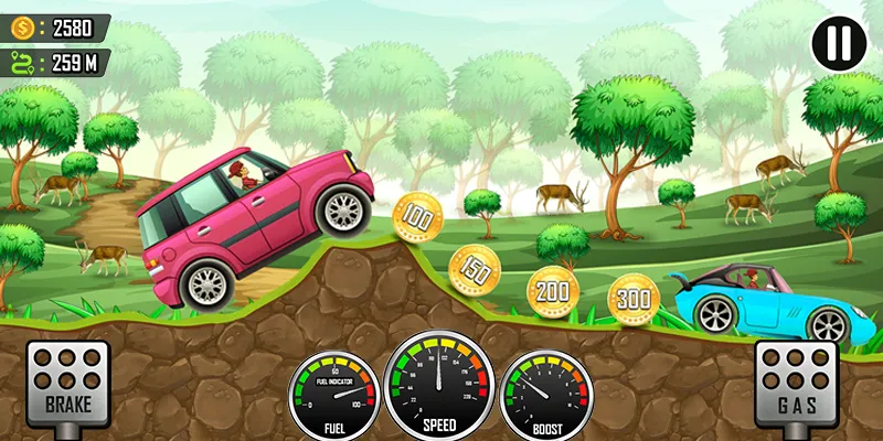 Racing the Hill [MOD: безлимитные деньги и мощные машины] Screenshot 3