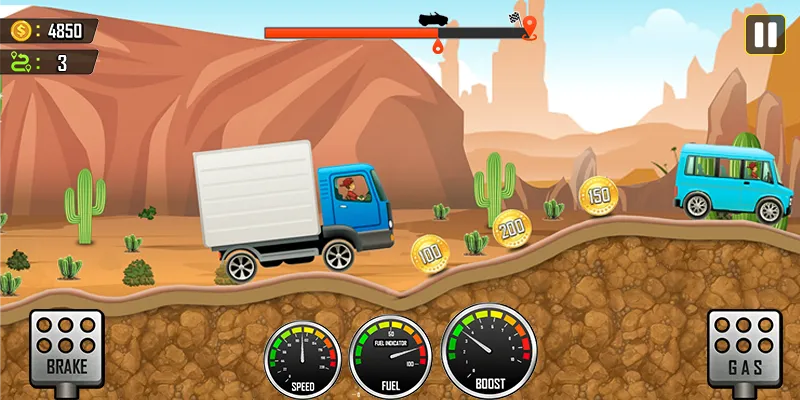 Racing the Hill [MOD: безлимитные деньги и мощные машины] Screenshot 4