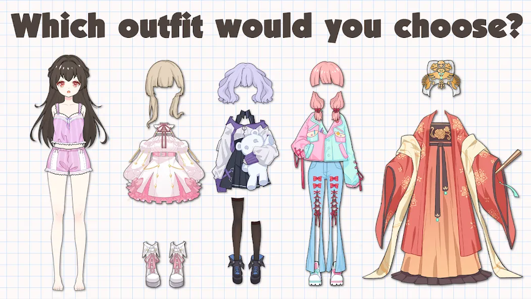 Vlinder Princess Dress up game [MOD: безлимитные монеты и все наряды] Screenshot 5