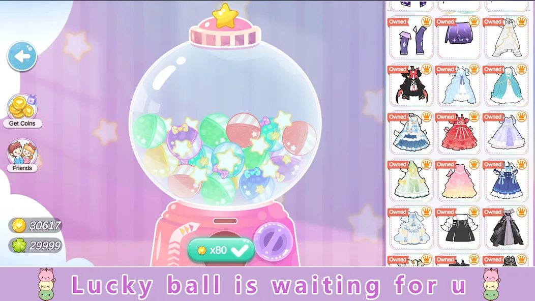YOYO Doll Anime Dress Up Game [MOD: открыты все наряды и аксессуары] Screenshot 5